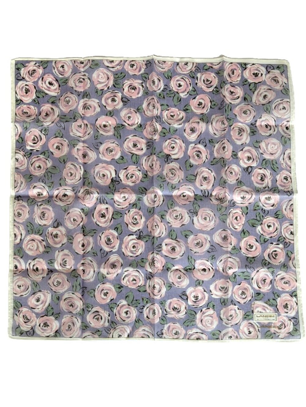 Lancel Paris Floral Cotton Scarf – NWT